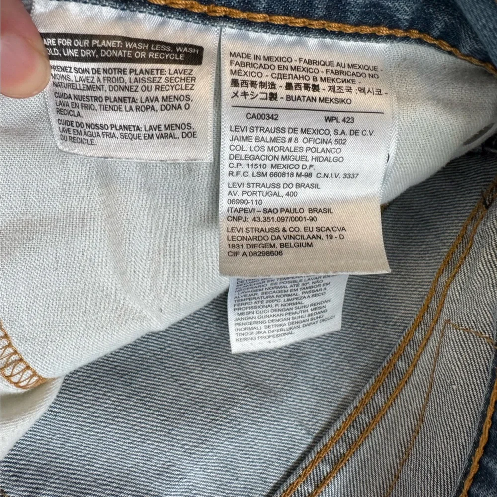 Men's Levis 559 Relaxed Straight Fit Denim Blue Jeans 34 x 34‎
